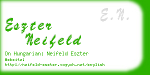 eszter neifeld business card